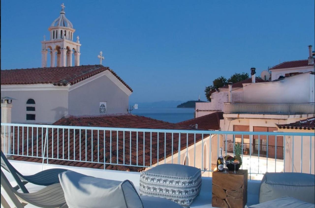 Capolavoro, Boutique Apartment With Unique Rooftop Skiathos Town Luaran gambar